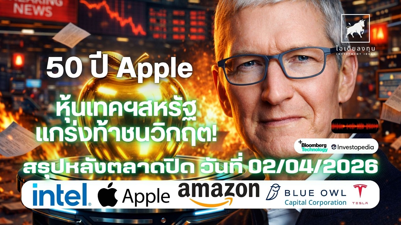 ⁣หุ้นเทคฯสหรัฐ แกร่งท้าชนวิกฤต! 50 ปี #Apple #ไอเดียลงทุน #ลงทุนหุ้นอเมริกา