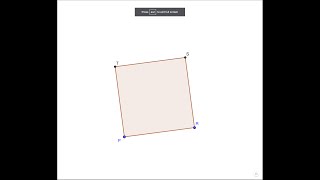 Constructing a Square in GeoGebra [Tutorial Video]