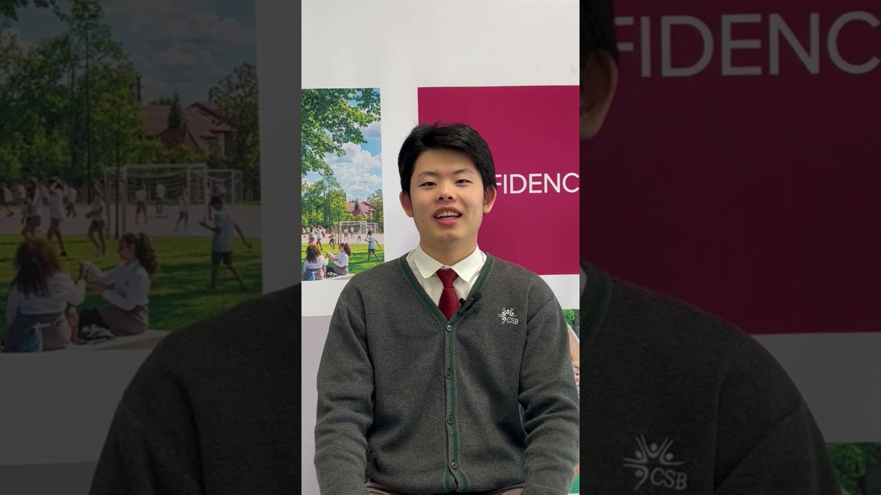 Meet Kaideng in Year 13, an integral part of CSB for 9 years!
