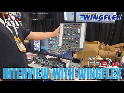 WINGFLEX Airbus Overhead, EFIS, FCU & More! | Interview at FlightSimExpo 2025 | Pricing & Shipping