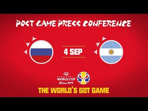 Russia v Argentina - Press Conference - FIBA Basketball World Cup