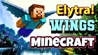 Awesome Elytra Wings Flying In Beyond Depth Minecraft Modpack