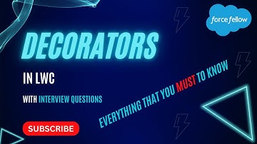 Decorators in LWC with Interview Questions