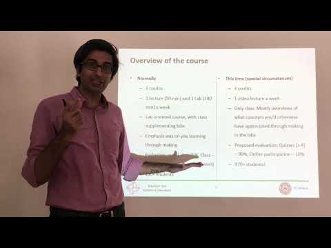 TA202T Lecture 1 - this is a video about TA202 course of IITK 