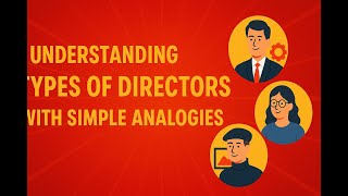 Company Law is a Movie? 🎥 Learn Types of Directors with Stories!
