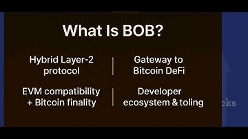 About BOB(build on Bitcoin) in 2 minutes 