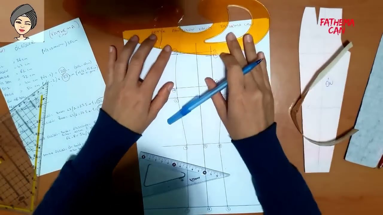 ÇOK PRATİK PANTOLON KALIBI  NASIL YAPILIR