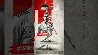 Cristiano Ronaldo Poster Design in Canva | Viral Football   #Shorts