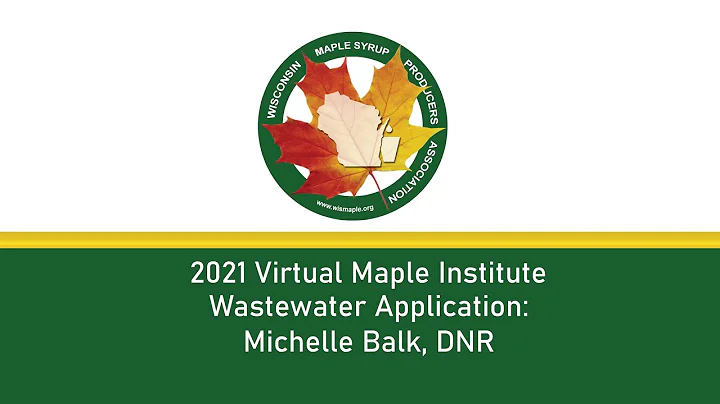 Wastewater Application: Michelle Balk, DNR