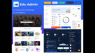 EduAdmin is a unique LMS Dashboard and front end HTML template
