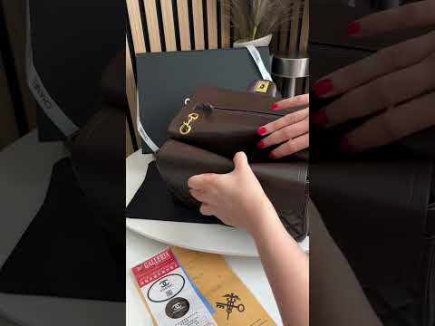 Стьобана шкіряна сумка преміум класу, видео 1