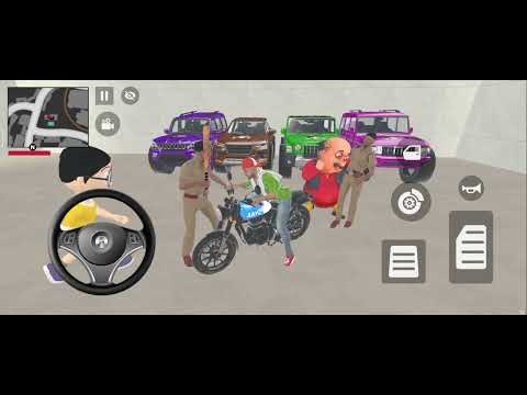 🎮 Franklin Order by 4️⃣ legendary vehicle 🤩 in Indian Theft Aura Simulator 3D Game 🤑 In car bike 🤯👺