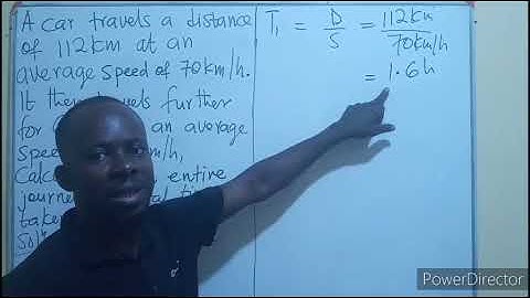 WASSCE 2023 June || Core mathematics Question 1a || Average Speed