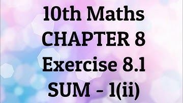 10th Maths-Chap 8-Statistics-Ex-8.1(Sum 1-ii)