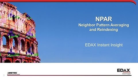 EDAX Instant Insight - NPAR