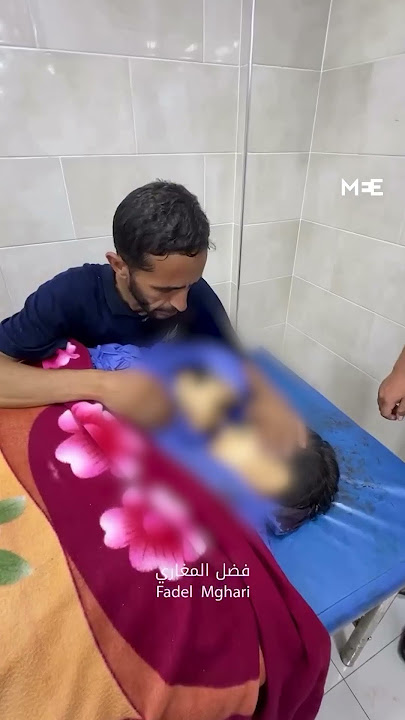 Father bids farewell to two children killed in Israeli strike
