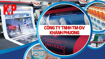 Công Ty Tnhh Mtv Tmdv Khánh Phương, In hiflex, In decal, In offset, In trên nhựa