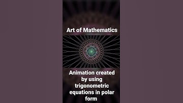 Animation created by using trigonometric equations|Art of Mathematics @rkmeducare #shorts #maths