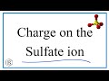 Understanding Sulfate Ion Properties