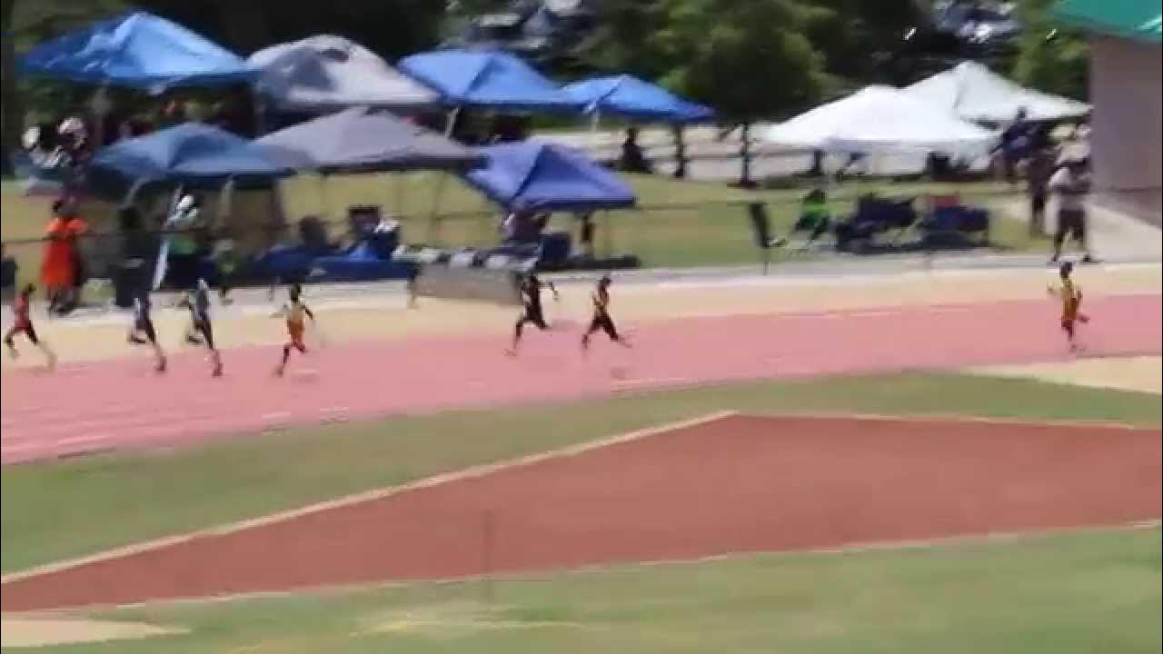 Tre'Shawn Taylor and Amari Sampson 200m finals at the 24th Annual