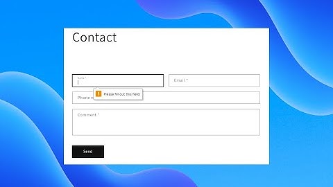 Making Contact Page Form Fields Required in Shopify’s Dawn Theme