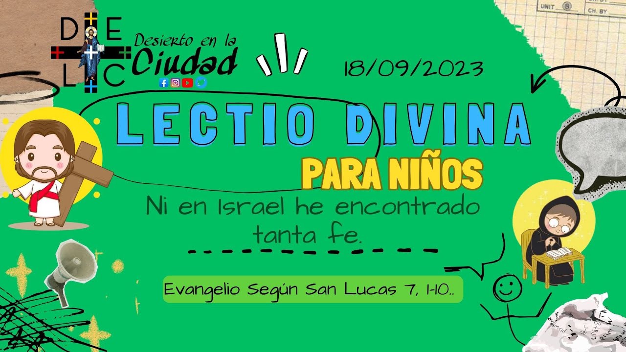 Lectio Divina para niños 18 de septiembre de 2023 - YouTube