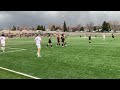 Kelly Walsh’s Breckyn Gibson celebrates after scoring a goal against Natrona County in the Casper