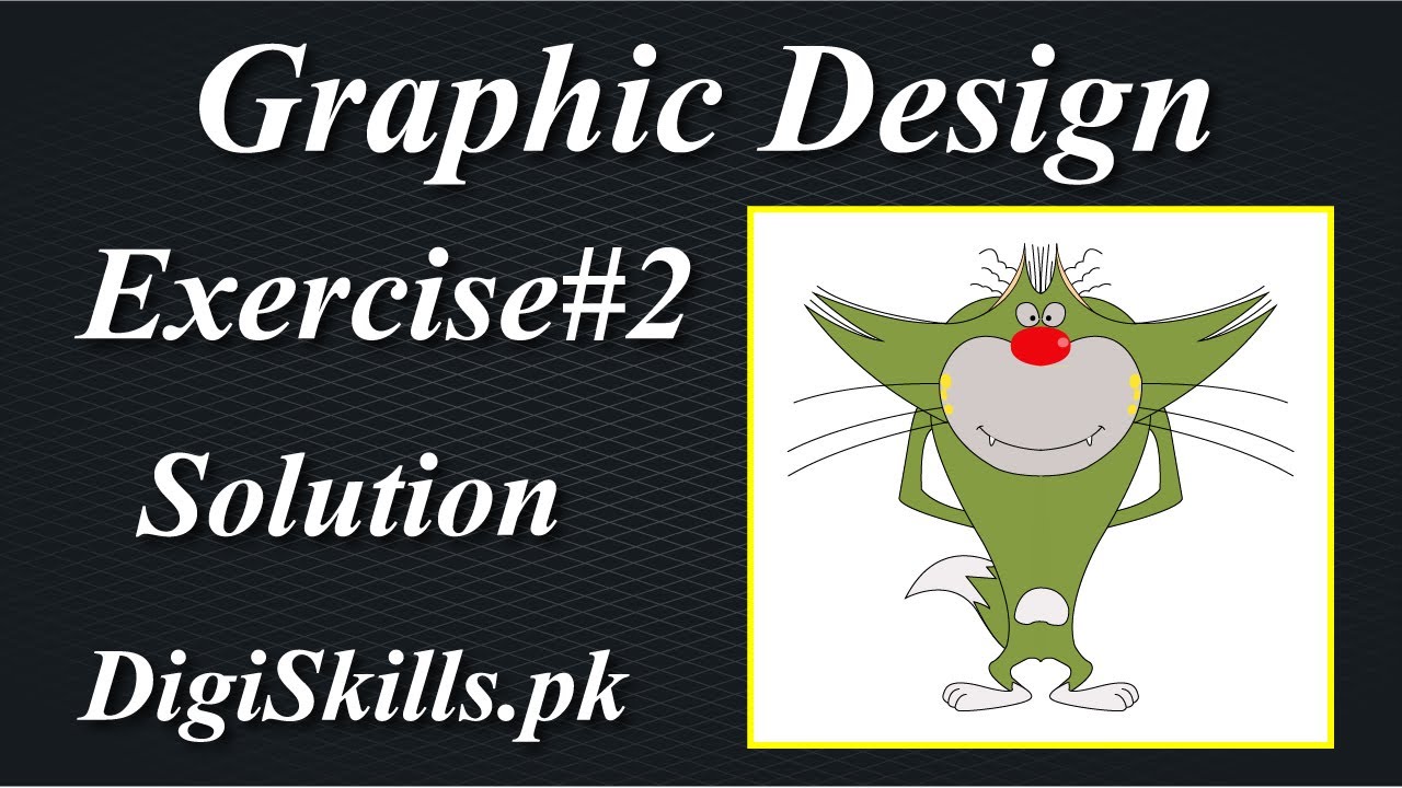 Graphic Design Exercise 2 Solution Batch 10 DigiSkills || Assi4u - YouTube