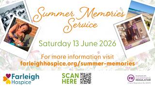 Summer Memories: invitation to our service on 13 June