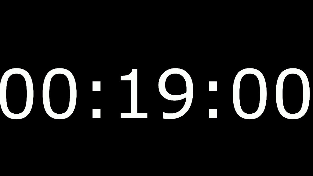 Minuteur 19 Minutes