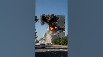 Building Explosion | Building Collapsed in Seconds | Ai Video #explosion #aivideo #collapse