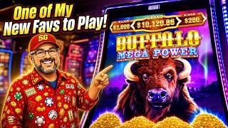 Buffalo Mega Power - واحدة من ألعابي المفضلة الجديدة! لعبة مكافآت رائعة! screenshot 4