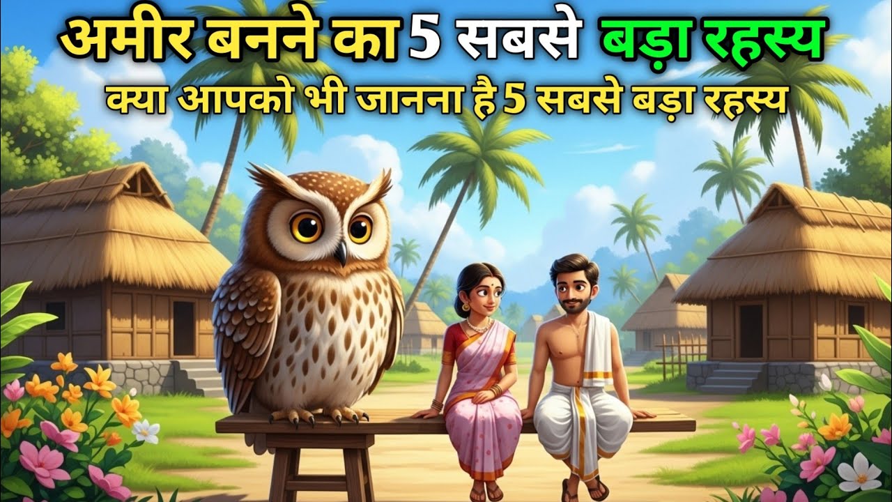 उल्लू ने बताया अमीर बनने का 5 रहस्य || The 5 Secrets to Becoming Rich — Revealed by an Owl