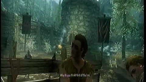 Elder Scrolls V: Skyrim Part 1 - Intro - Character Creation