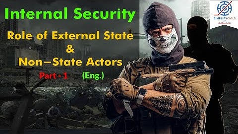 Role of External State & Non-State Actors Part-1 (English)