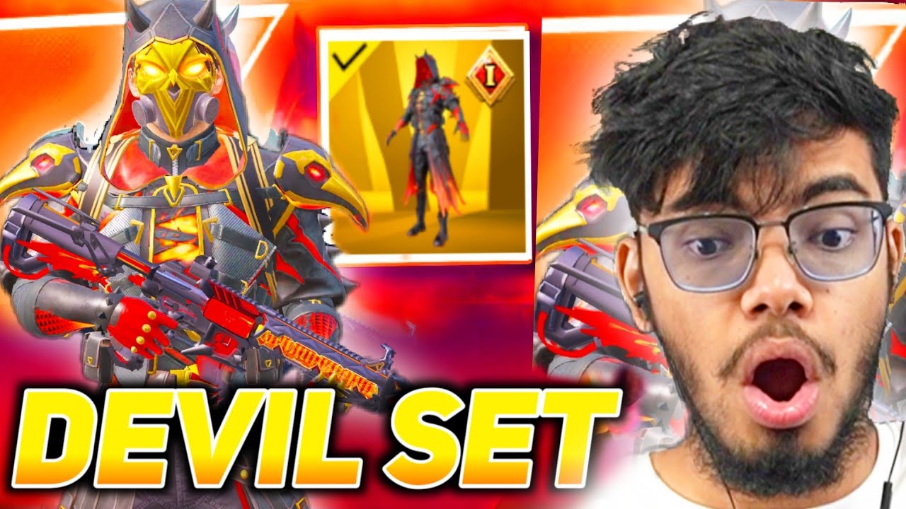 *NEW* Devil Set Crate Opening in BGMI • New Crate Opening devil set in PUBG Mobile And BGMI