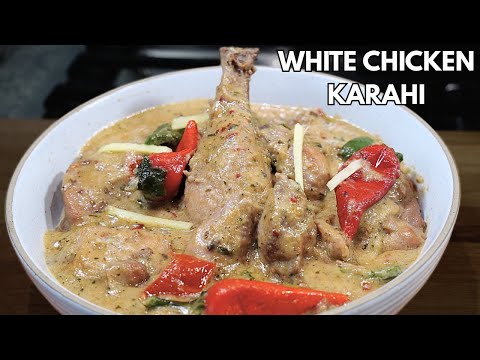 White chicken karahi, from the video