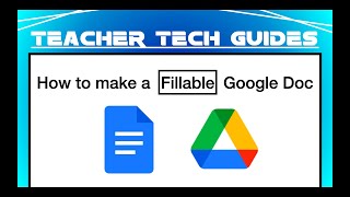 Making a Fillable Google Doc