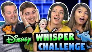 DISNEY WHISPER CHALLENGE! (ft. FBE React Cast)