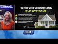 Stay safe and warm: Generator safety as fall chill moves in