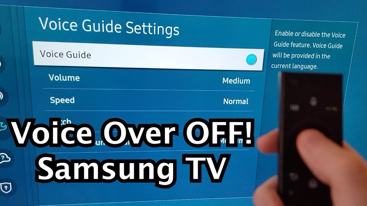 How To Turn Off Voice Guide On Samsung TV YouTube