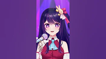 Hoshino Ai sings the Oshi no Ko OP [Idol - YOASOBI] #shorts #anime