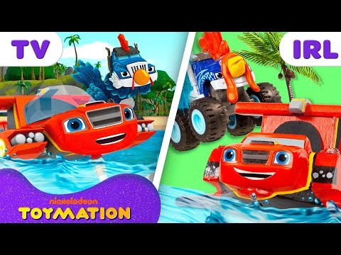 Crusher's Magic Spell Gone WRONG! 🐔 | Blaze and the Monster Machines Toys | Toymation