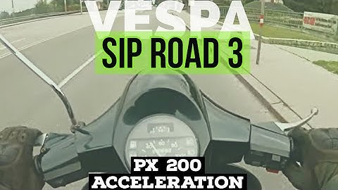 vespa px 200 SIP ROAD 3 acceleration / why O-TUNING is a MUST ;) | FMPguides - Solid PASSion |