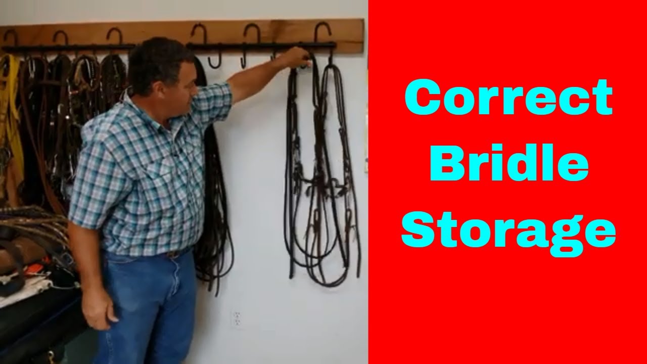 Bridle Storage. The Proper Way to Hang a Bridle YouTube