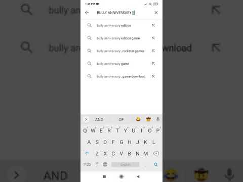 BULLY ANNIVERSARY EDITION APK GAME DOWNLOAD ORIGINAL ANDROID 2023 mới nhất
