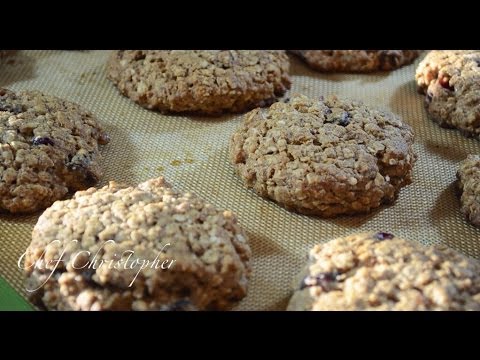 Raisin, Pecan and Walnut Oatmeal Cookies