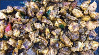 Tawa Chicken Fry | Dhaba Style Tawa Chicken Fry | Chicken Recipe | Kari Soru