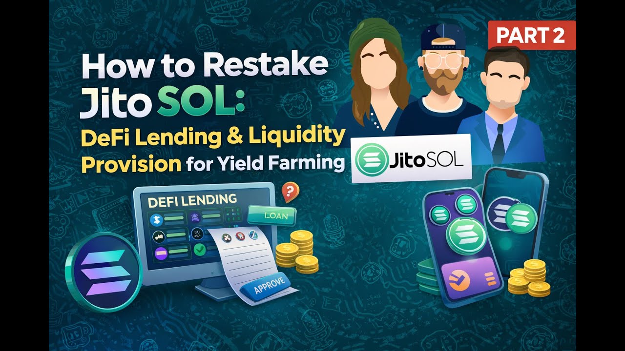 How to Restake Jito SOL: DeFi Lending & Liquidity Provision Yield Farming Tutorial | Part 2