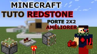 Minecraft Tuto Redstone (FR):  porte 2x2 améliorer